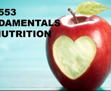 OBT553 | Fundamentals of Nutrition | Tamil | Introduction | Syllabus | CHROME TECH | Regulation 2017