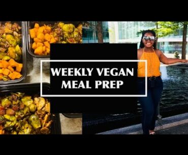 VEGAN MEAL PREP | CHIT CHAT ABOUT WEIGHTLOSS | FAVE VITAMINS & SUPPLEMENTS