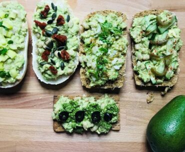 5 most HEALTHY and TASTY Avocado Toasts!!