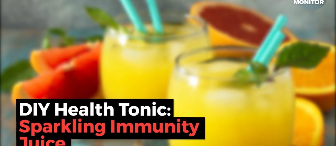 DIY Health Tonic: Sparkling Immunity Juice