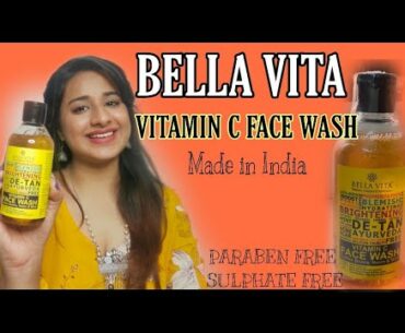 VITAMIN C FACE WASH REVIEW FOR MEN& WOMEN BY BELLA VITA ORGANIC|Stylehub|