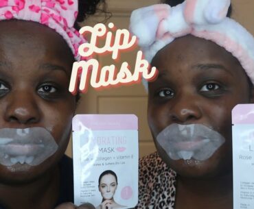 Hydrating Lip Mask Rose+Collagen+Vitamin E Review |ThePorterTwinZ