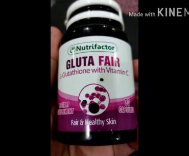 Gluta Fair L-glutathoin with vitamin C Reviews (Rang hota krne wale capsules)