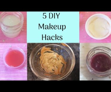 5 DIY MAKEUP HACKS IN TAMIL|DIY Beauty Tricks|100%Natural |Money Saving Hacks For Girls