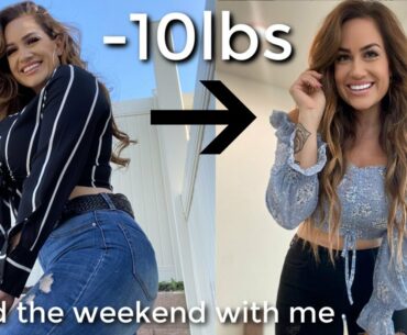 I changed ONE THING + lost 10lbs! [Workout, Decorating the house, Spend the weekend with me]