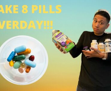 MY CURRENT SUPPLEMENT STACK | 8 PILLS EVERY SINGLE DAY + ASHWAGANDA??