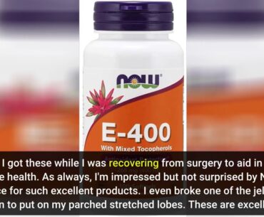 Review NOW Supplements, Vitamin E-400 IU, Mixed Tocopherols, Antioxidant Protection*, 100 Softg...