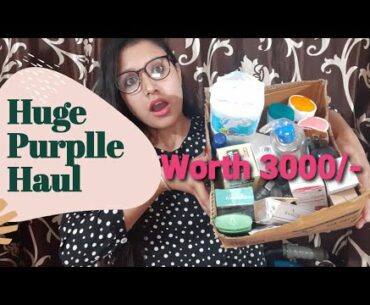 Huge Affordable Purplle Haul worth 3000/- Skincare, Makeup, Health Related Affordable products