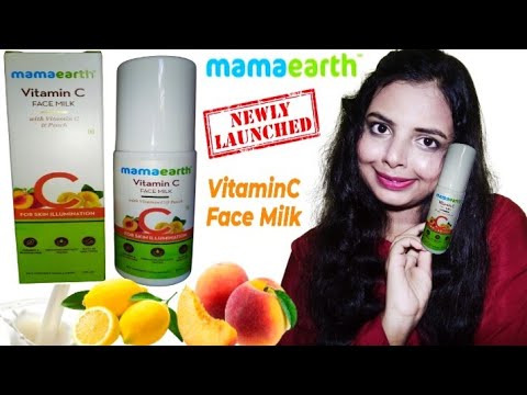 *New* Mamaearth Vitamin C Face Milk Review | Mamaearth vitamin C and peach face milk moisturizer |