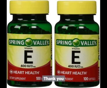 Review Spring Valley - Vitamin E 400 IU, 100 Softgels