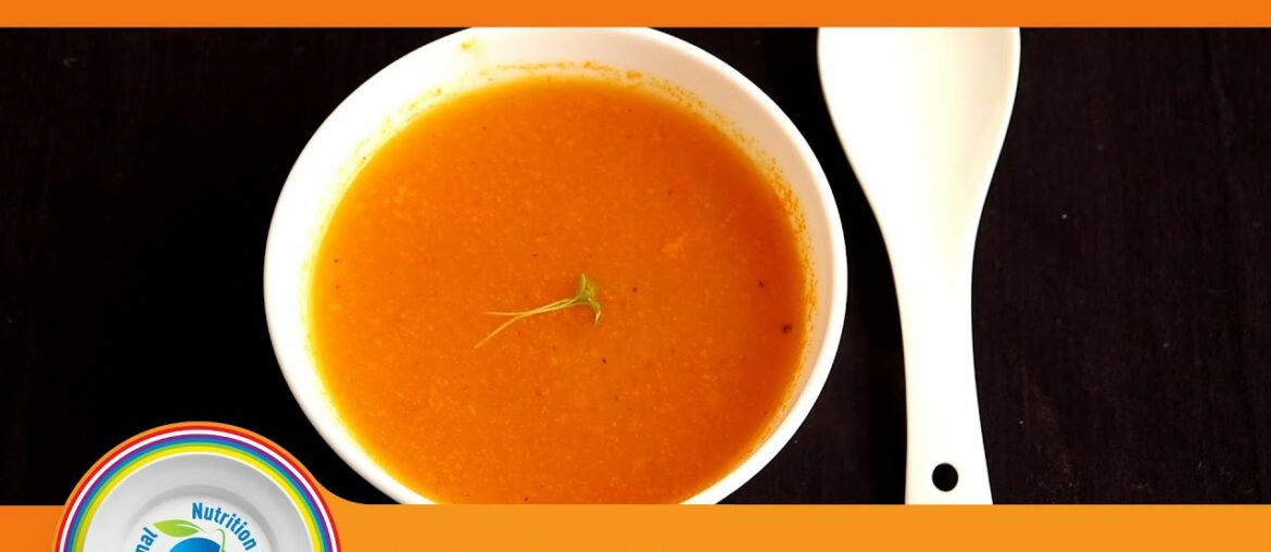 All Orange Pumpkin Soup | Nutrition Week | #RainbowRecipes | Dr. Debmita | Recipe Video