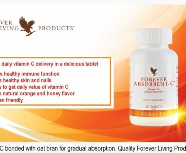 Best Vitamin C supplement with gradual absorption: Forever Absorbent C (ENG)