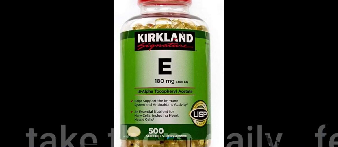 Review Kirkland Signature Vitamin E