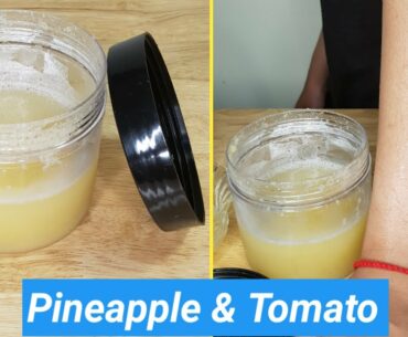 DIY | How To Use  Pineapple With Tomato Skin Care/ZeiiZeth Beauty