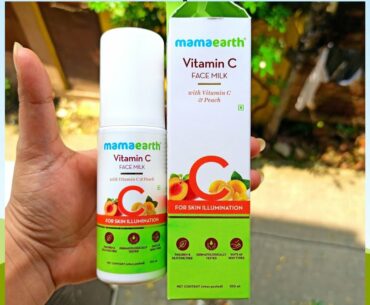 Mamaearth Vitamin C Face Milk Review|| Mamaearth New launches||#taniyasaha