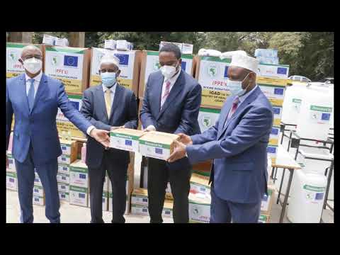 Donations from IGAD Covid 19 Response Effort towards the Refugees at Daadab Refugees Camp