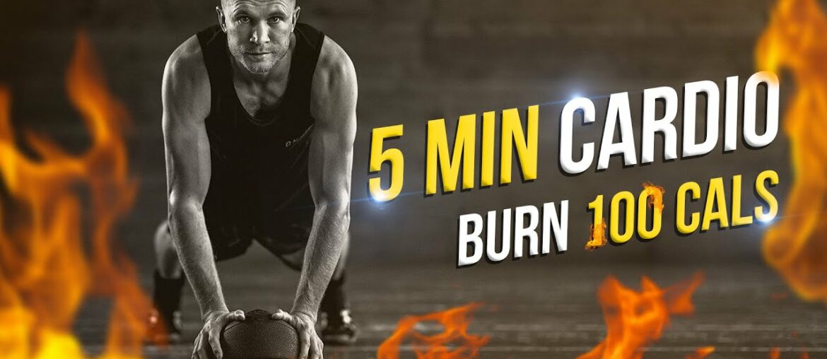 Intense 5 minute boxing cardio will make you burn up to 100 calories