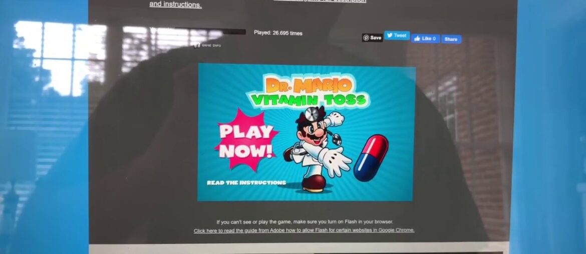 Dr. Mario Vitamin Toss (Flash Game) Gameplay (FilmoraGo)