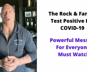 The Rock & Family Test Positive For COVID-19|Rock Test Corona Positive|Dwayne Johnson Test Positive