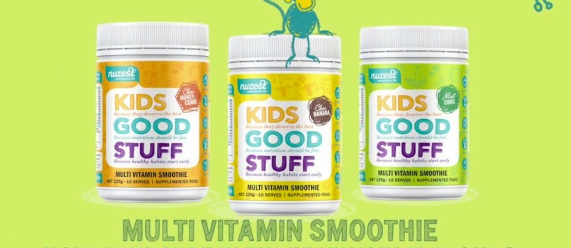 Introducing Kids Good Stuff - multi vitamin smoothie | Nuzest