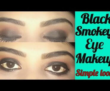 How to create smokey eye look | Black smokey eye makeup | maha health & beauty world