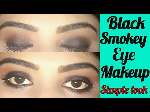 How to create smokey eye look | Black smokey eye makeup | maha health & beauty world