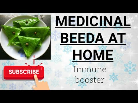 Medicinal BEEDA for immunity booster and to prevent from Corona virus