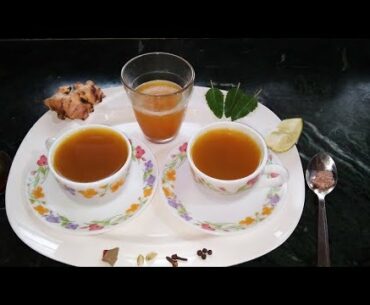 Herbal tea immunity boost/kadha pani/immunity booster drink(tea)for covid19//corona immunity booster