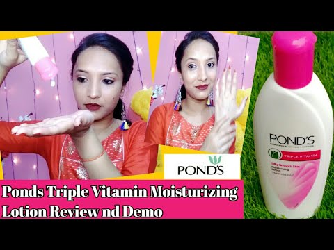 Ponds Triple Vitamin Moisturizing Lotion Review nd Demo/All IN ONE with ekta