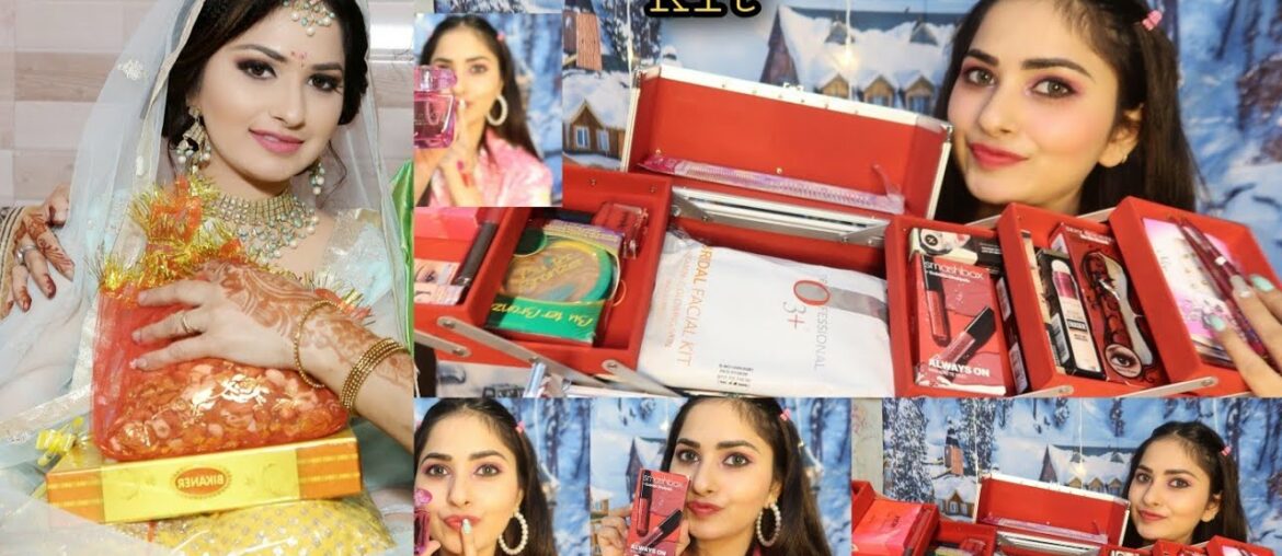 My Bridal Makeup Kit || Engagement pe Sasural se mili mujhe Bridal Makeup Kit