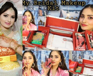 My Bridal Makeup Kit || Engagement pe Sasural se mili mujhe Bridal Makeup Kit