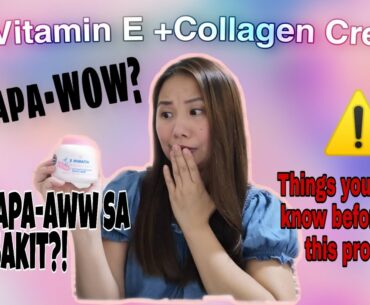 AR VITAMIN E PLUS COLLAGEN CREAM PRODUCT REVIEW | THAILAND BEAUTY PRODUCT | What you need to know