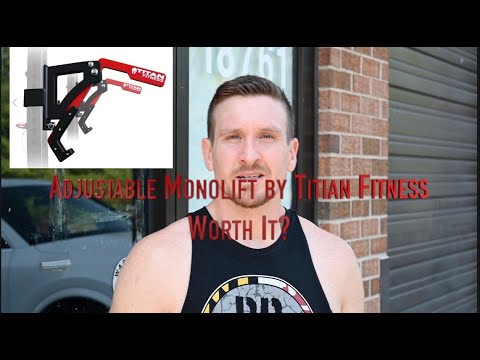 TITIAN FITNESS ADJUSTABLE MONOLIFT RACK MOUNT REVIEW