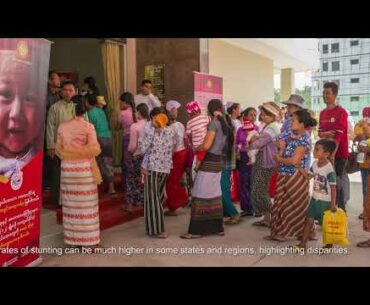 Supporting government to prevent, control and eliminate all forms of malnutrition in Myanmar