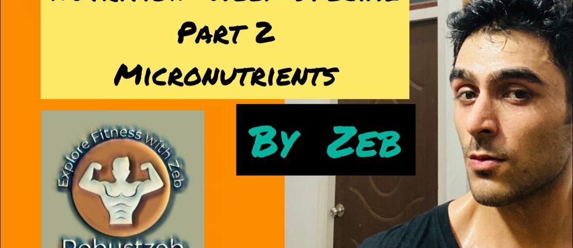 INSIGHT DIET  | WITH ZEB | Nutrition week special | Part 2 | Micronutrients | robustzeb |