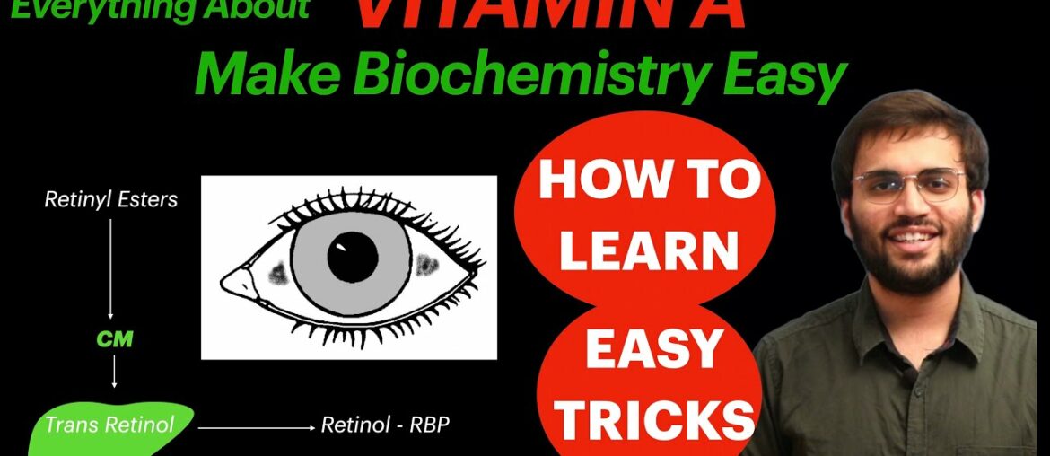 Vitamin A Biochemistry | Transport, Functions, Deficiency | Vitamins