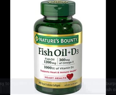 Check More Reviews: Fish Oil plus Vitamin D3 by Nature's Bounty, Contains Omega 3, Immune Suppo...