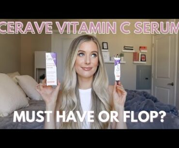 Cerave Skin Renewing Vitamin C Serum Review | Best Drugstore Vitamin C Serum for Face?