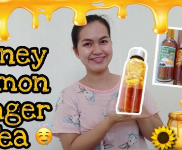 HONEY LEMON GINGER TEA | STARTER PACK TO BOOST YOUR IMMUNE SYSTEM