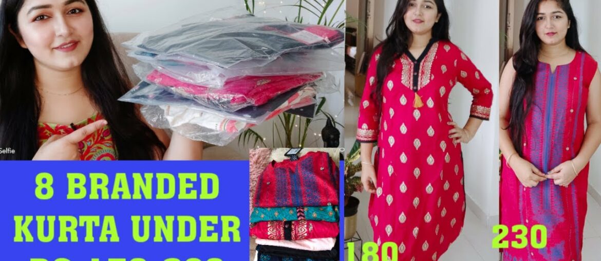 Best AJIO KURTA HAUL UNDER RS 150 - 280 ONLY / UPTO 80% OFF #AJIO Mamaearth Vitamin C Review