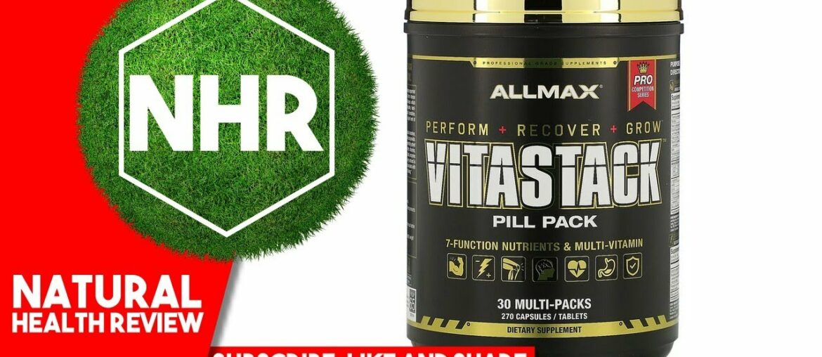 ALLMAX Nutrition, Vitastack, Pro-Level Vitamin & Nutrient Stack Packs, 30 Multi-Vitamin Nutrient