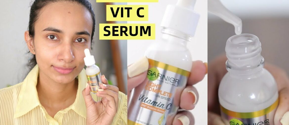 How to use Vitamin C serum? | Garnier Vitamin C Serum Review | Sneha Sen