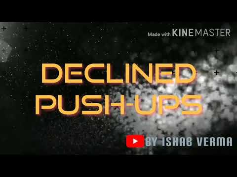 Decline push-ups