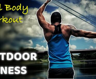 Outdoor full body workout to build muscle| Beginner friendly outdoor workout| No equipment needed