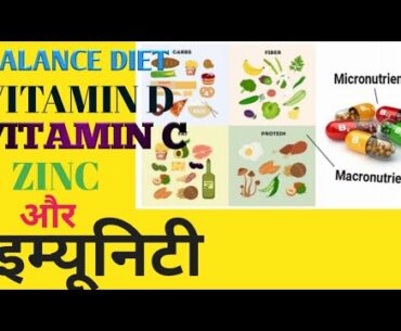 How to Boost immunity/Vitamin D/Vitamin C/BALANCE Diet/ Role of ZINC in immunity/Zinc and COVID