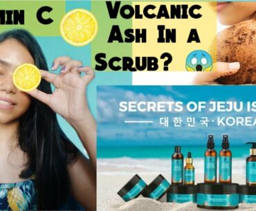 Pilgrim India Korean Range Products Haul & Review | Vitamin C Serum, Volcanic Lava Ash Scrub & More