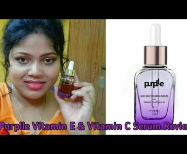 Purplle Skin repair serum with Vitamin E Vitamin C Review/Vitamin C Serum