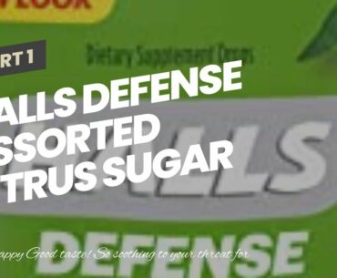 HALLS Defense Assorted Citrus Sugar Free Vitamin C Drops, 25 Drops