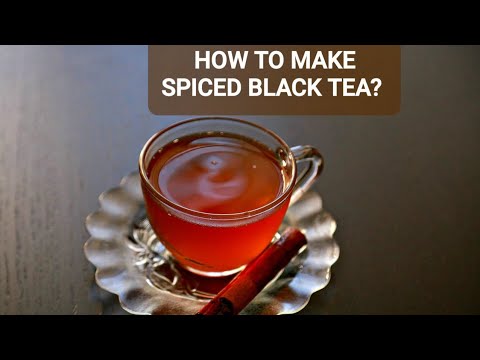 How to make Spiced Black tea/Easy way to make spiced Black Tea/ Immunity Boosting / The Hidden chef