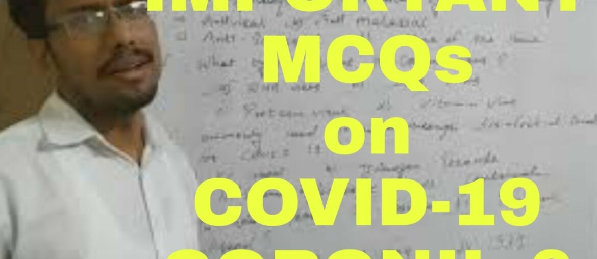 Important MCQs Series On COVID19 CORONIL-6 UPSC EPFO,PRE,SSC CPO,CHSL,RRB NTPC &All Competitive Exam